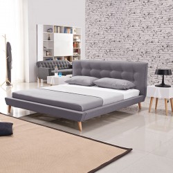 Klasyczne łóżko tapicerowane Borys