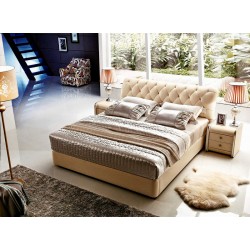 Klasyczne łóżko tapicerowane Gabon