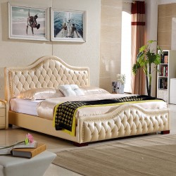 Klasyczne łóżko tapicerowane Elba