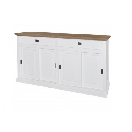 Komoda z dębowym blatem Marianna 2S4D