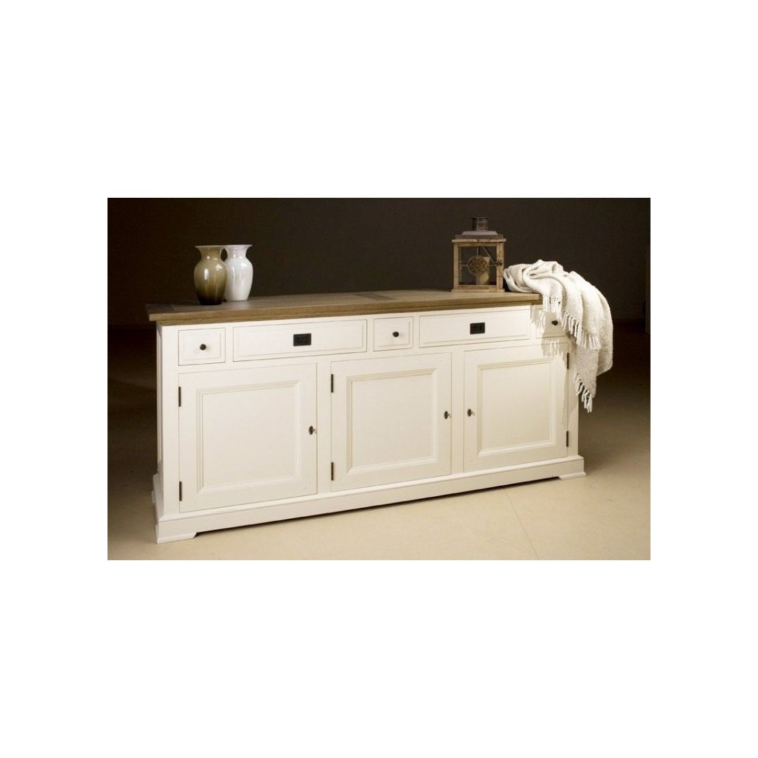 Komoda z dębowym blatem Natalia