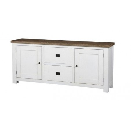 Komoda rustykalna z dębowym blatem Inka