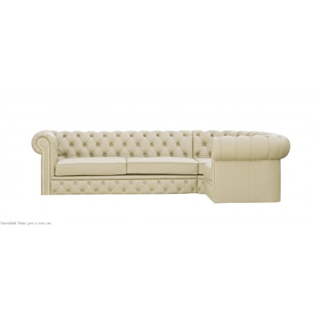 Narożnik Chesterfield Tono 300x200 cm