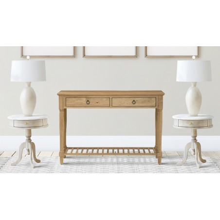 Dębowa konsola Gino