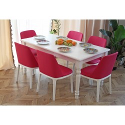 Biały stół do salonu Lawenda