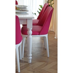 Biały stół do salonu Lawenda