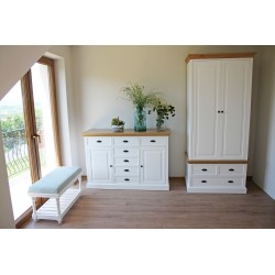 Sypialnia w stylu prownalskim