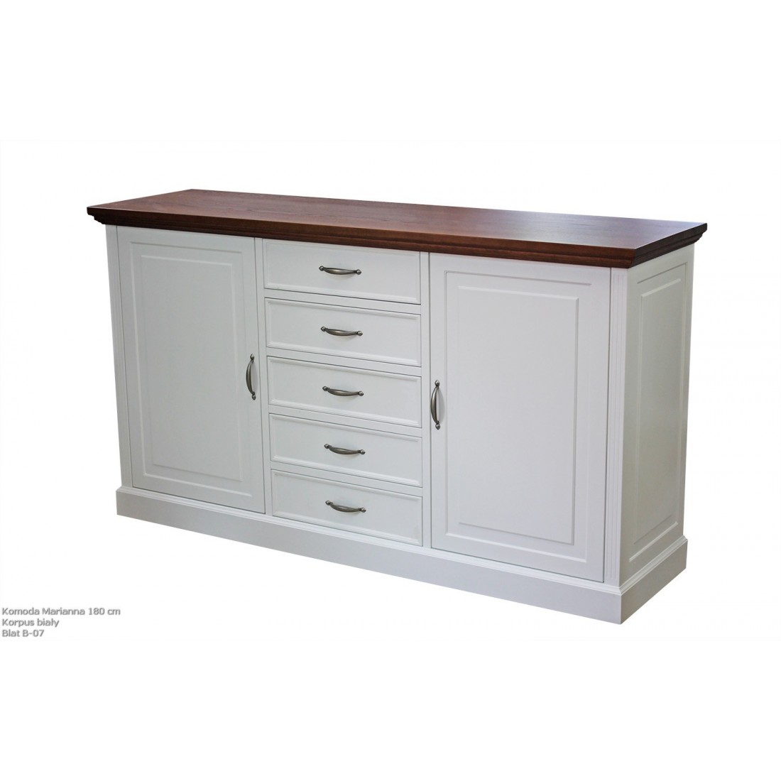 Biała komoda na wymiar Marianna 5S2D