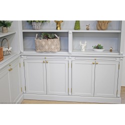 Biblioteka narożna na wymiar Dalia