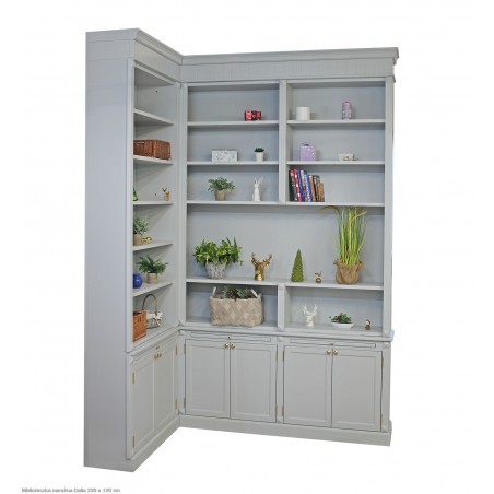 Biblioteka narożna na wymiar Dalia