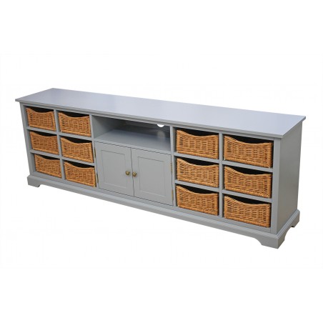 komoda RTV z koszami do salonu Spot