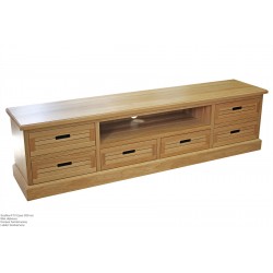 Drewniana prowansalska komoda RTV Epos