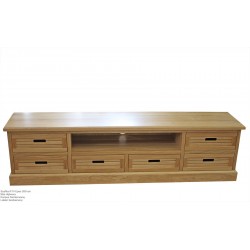 Drewniana rustykalna szafka RTV Epos