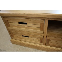 Drewniana rustykalna szafka RTV Epos