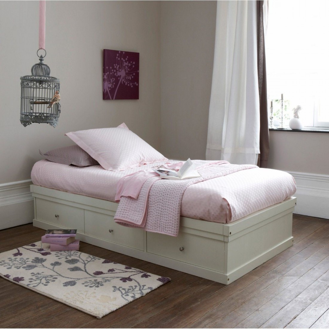 Łóżko w stylu angielskim z szufladami Blog