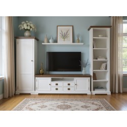 Biały regał na wymiar Vintage Natalia