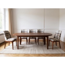 Owalny dębowy stół Ligna