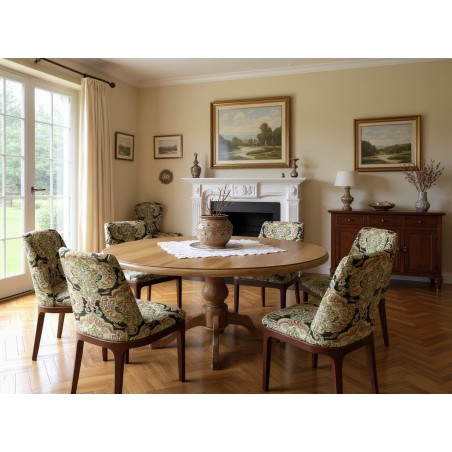 Rustykalny stół na jednej nodze Albero