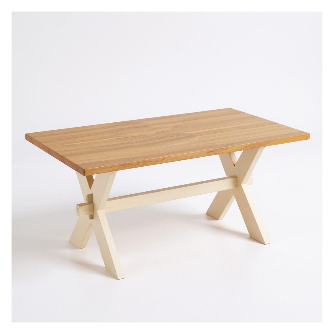 Stół dębowy z nogami X - Imperial