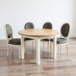 Owalny stół dębowy Dinaro