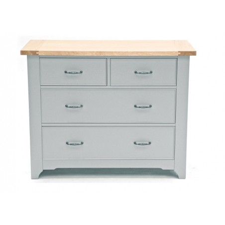 Komoda z dębowym blatem Alicja 4S