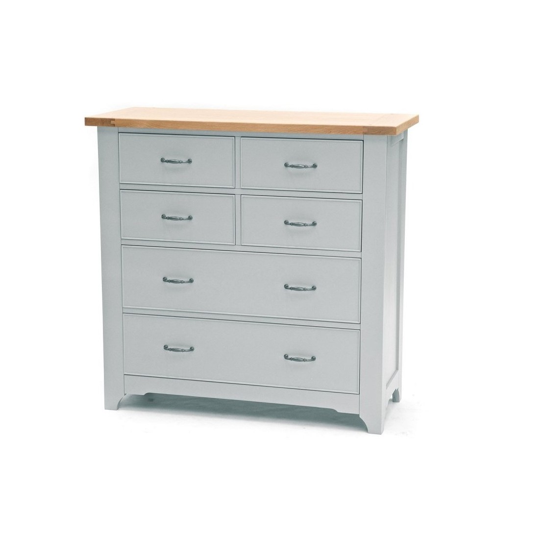 Komoda z dębowym blatem Alicja 6S