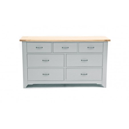 Komoda z dębowym blatem Alicja 7S